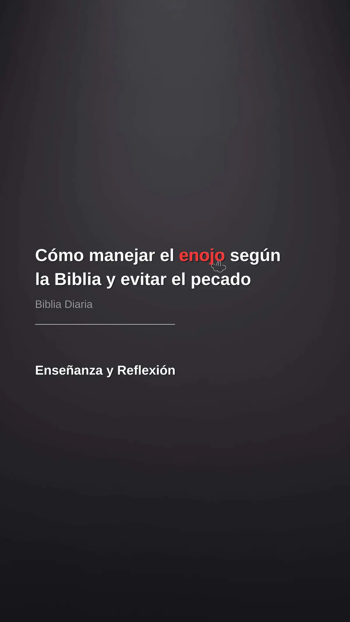 #bibliadiaria #parati #fyp #enojo #enojarse #enojado #enseñanza #enseñanzabiblica #reflexion #reflexionbiblica 