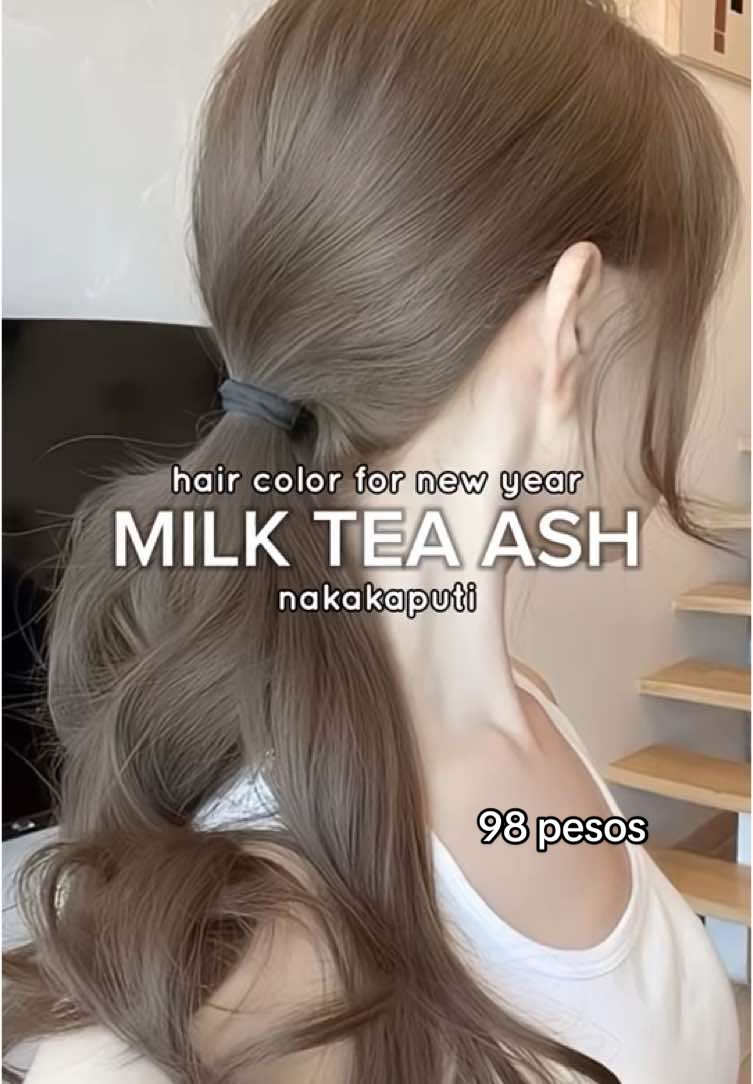 new year, new hair color dapat ate🤎🩶🤍 #haircolor #haircolorideas #milkteaash #bremod #bremodhaircolor #newyear2025 #fyp #trending