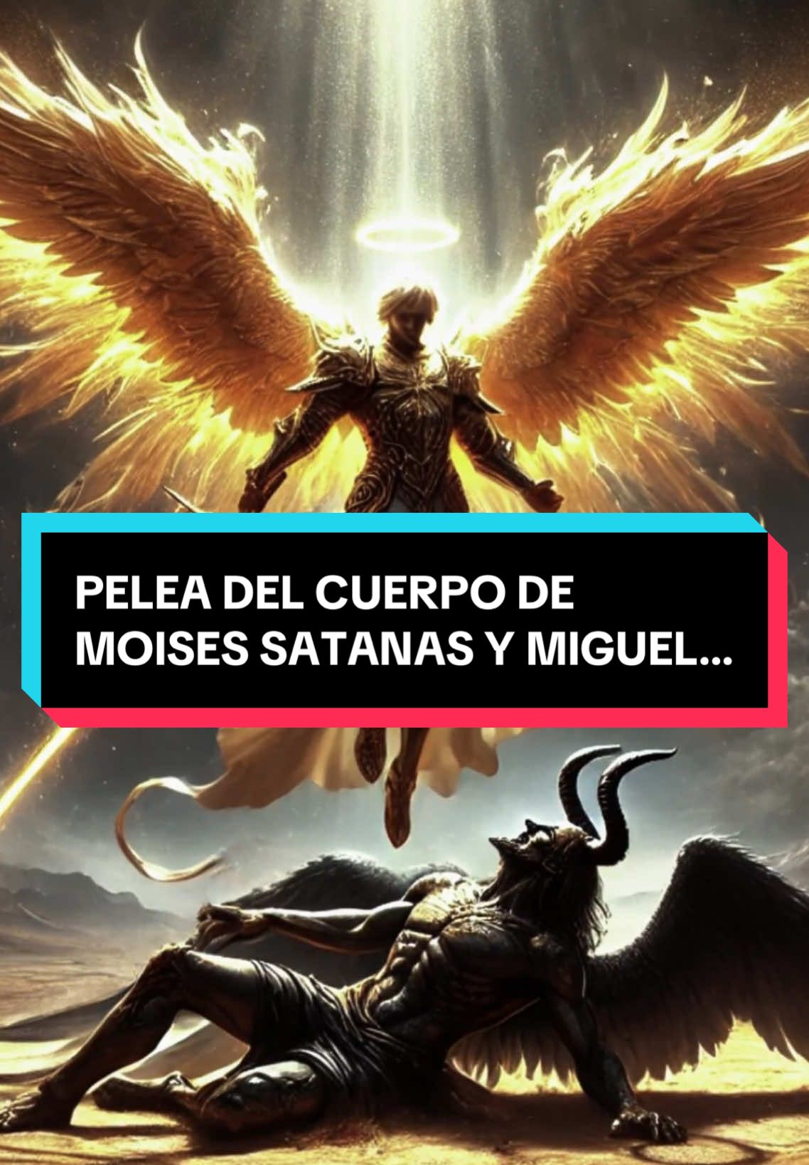 POR QUE EL DIABLO LUCHO POR EL CUERPO DE MOISES ? #biblia #relatos #moises #angel #satanas 