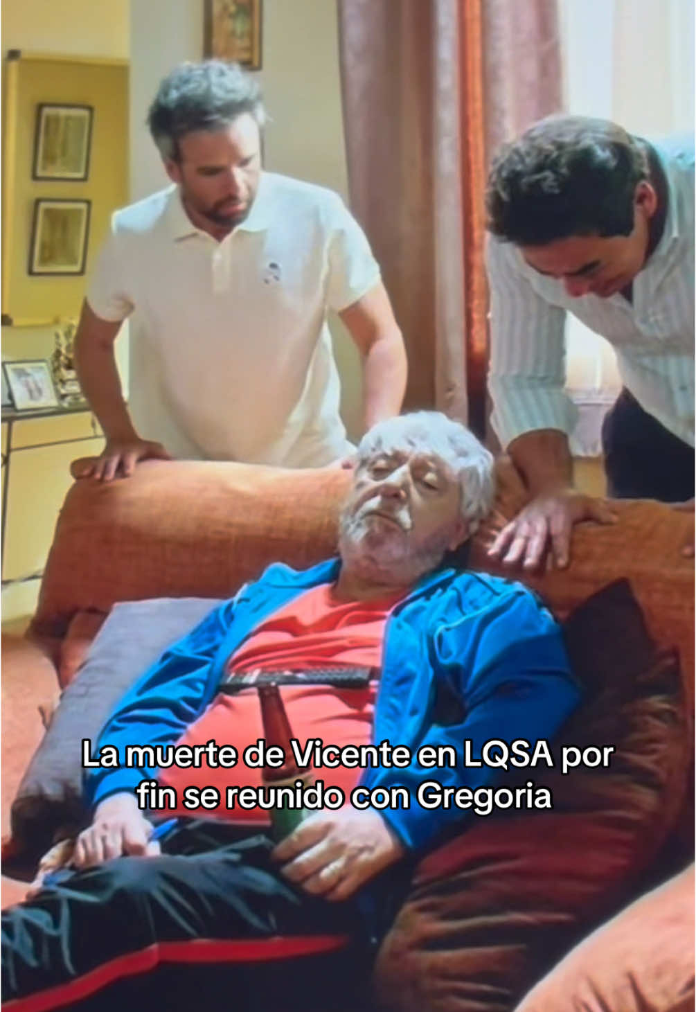 La #muerte de #Vicente en #LQSA por fin se reunido con #Gregoria  