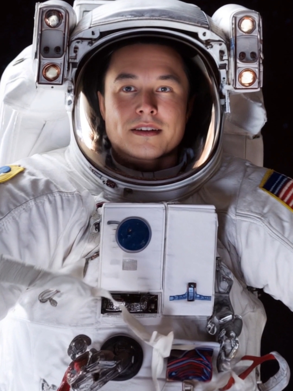 Elon Musk in space | Part 1 #elonmusk #space #spacex  #tesla #robot #fyp #usa🇺🇸  #foryoupage #trending   #creatorsearchinsights 