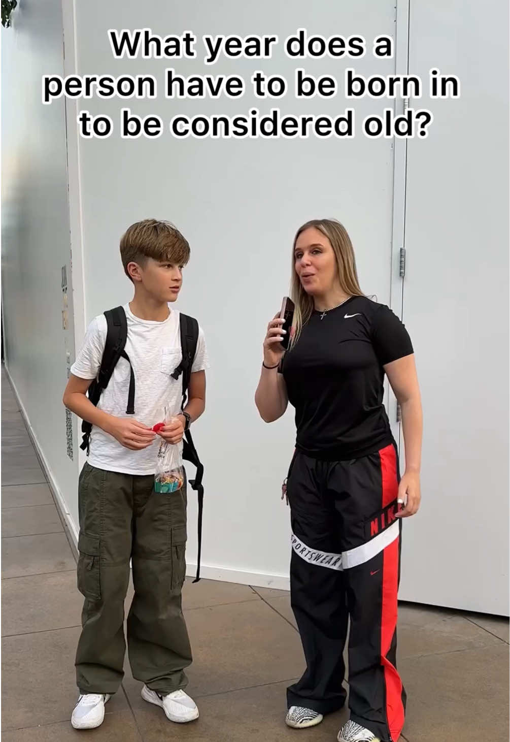 what year does someone have to be born in to be considered “old”? #streetinterview #funny