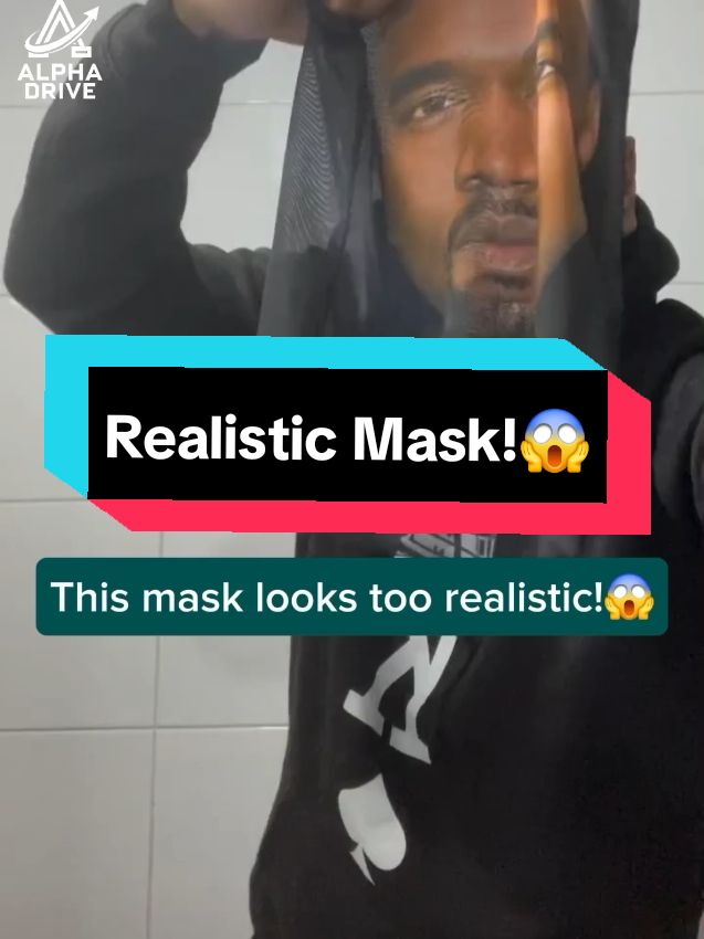 This is actually scary!😨 #mask #realisticmask #fyp #fyppppppppppppppppppppppp #fy #kanyewest 