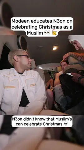 Modeen educates N3on on celebrating Christmas as a Muslim 👀 🎅 #n3on #n3onclips #viral #fyp #modeen #modeenlive #muslimtiktok
