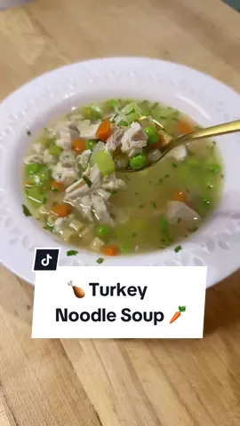 Leftover turkey is the best! Especially made into a soup 🤤🥣🍗🥕 #turkey #leftovers #stock #soupseason #simple #DinnerIdeas