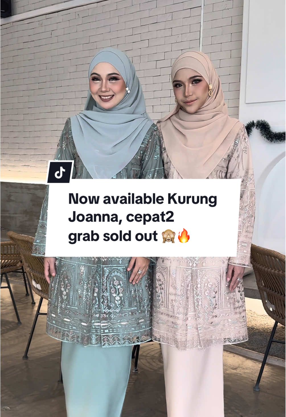 Nampak elegant  sesuai dngn nama Kurung Joanna, korang klu nak look elegant mcmni check beg kuning sekrg 🙈🔥 #nfhboutiquegallery #kurung #kurungcantik #kurungmurah #kurunglace #kurungviral #fyp #TikTokShop 