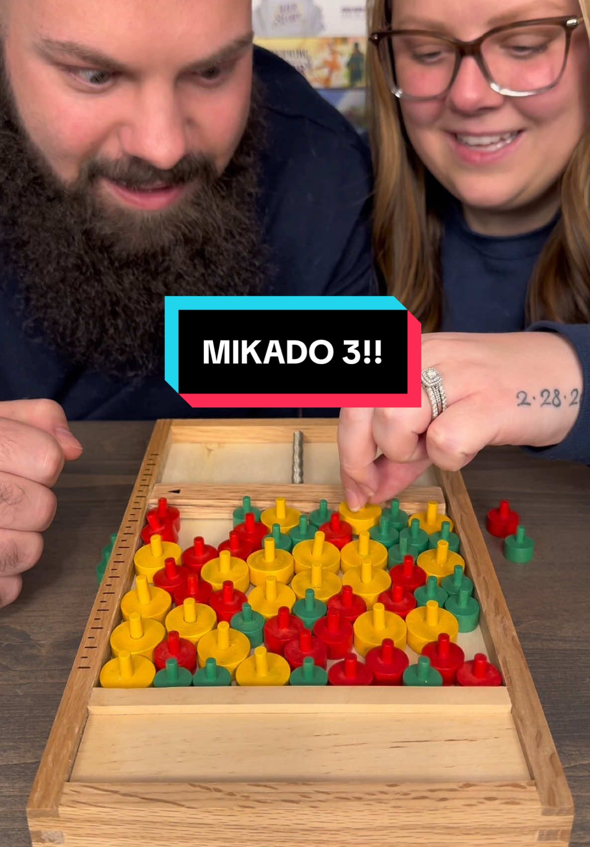 Come Play Mikado With Us!! #boardgames #GameNight #couple #fun 