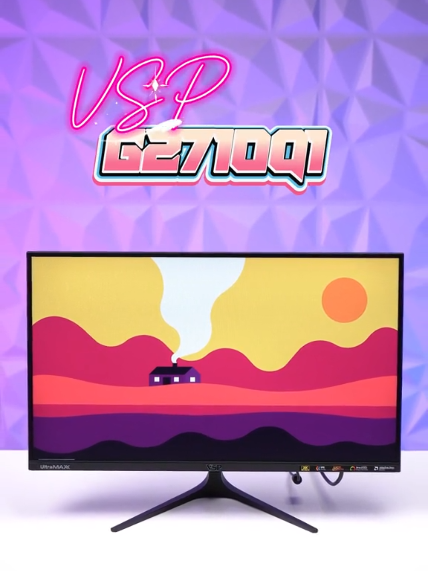 Màn hình gaming 2K quốc dân vừa đẹp vừa ngon VSP G2710Q1 #vsp #g271q1#manhinh2k#man27inch #monitor