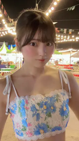 タイの夜市で飲んだマンゴージュース美味しかった🍹❤️フルーツが美味しい！幸せ！#japanesegirl 