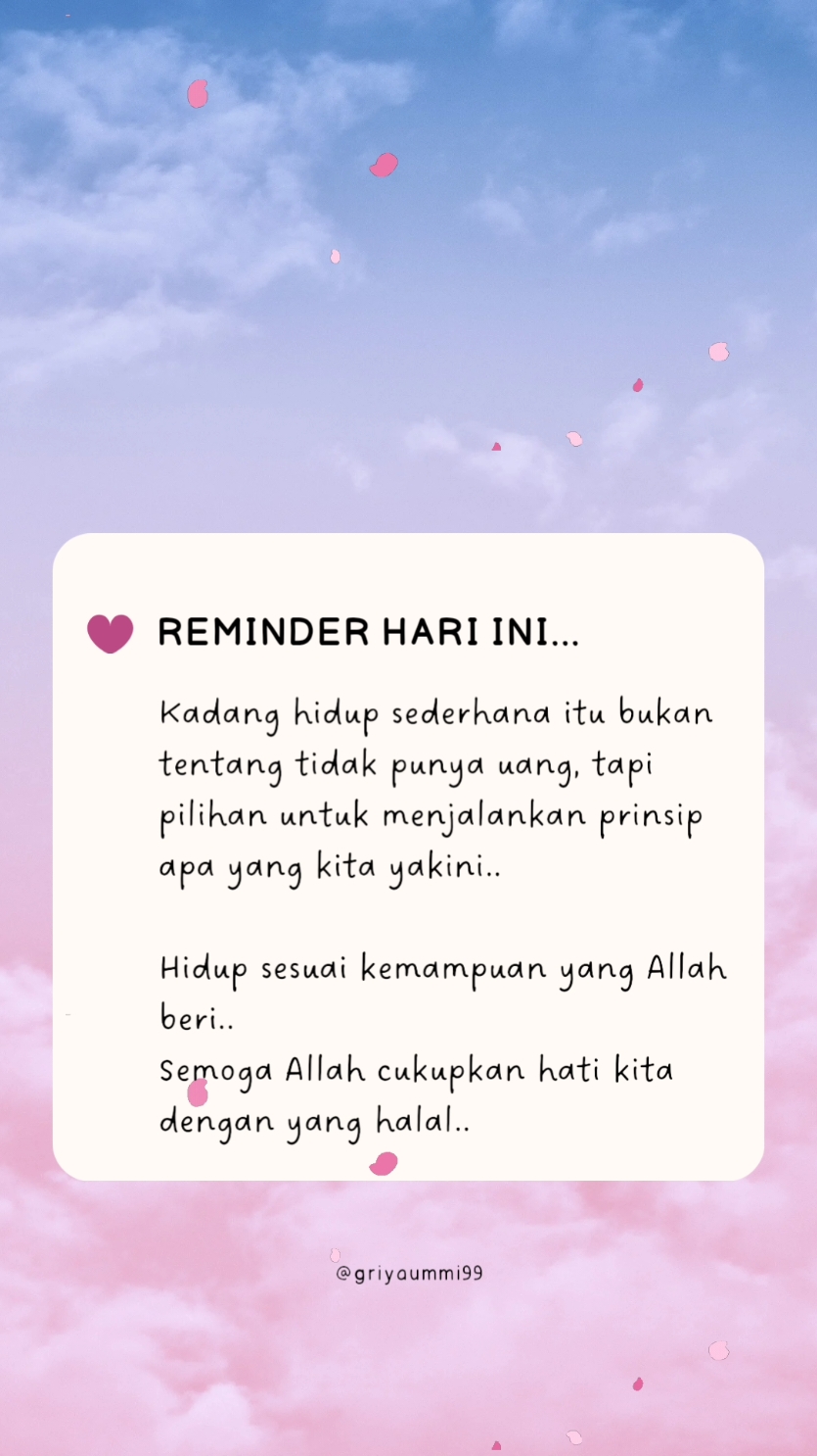 Bismillah Reminder hari ini 🤗 #quotesislami #quotemotivasi #selfreminder #videomotivasi #selfreminderquotes #katainspirasi inspirasi