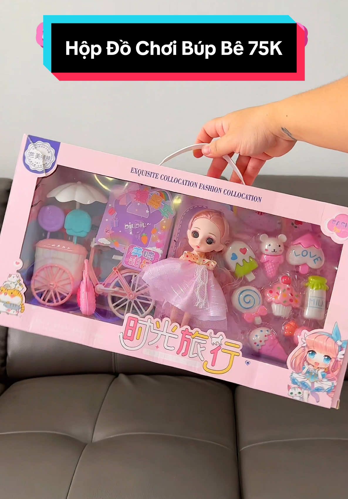 Hộp đồ chơi búp bê cho bé gái, nhiều mẫu xinh chỉ từ 75k/bộ #dochoi #dochoichobe #xuhuong #viral #dochoibegai #bupbe 