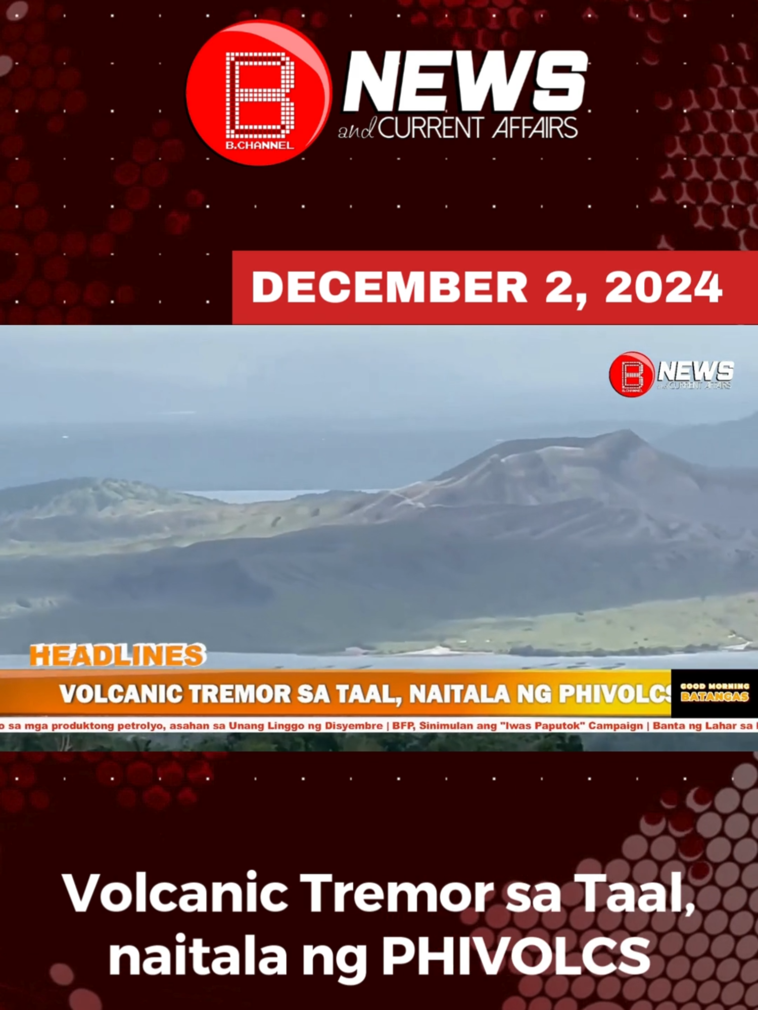 Volcanic Tremor sa Taal, naitala ng PHIVOLCS  #fyp #taalvolcanoupdatetoday #taalvolcano