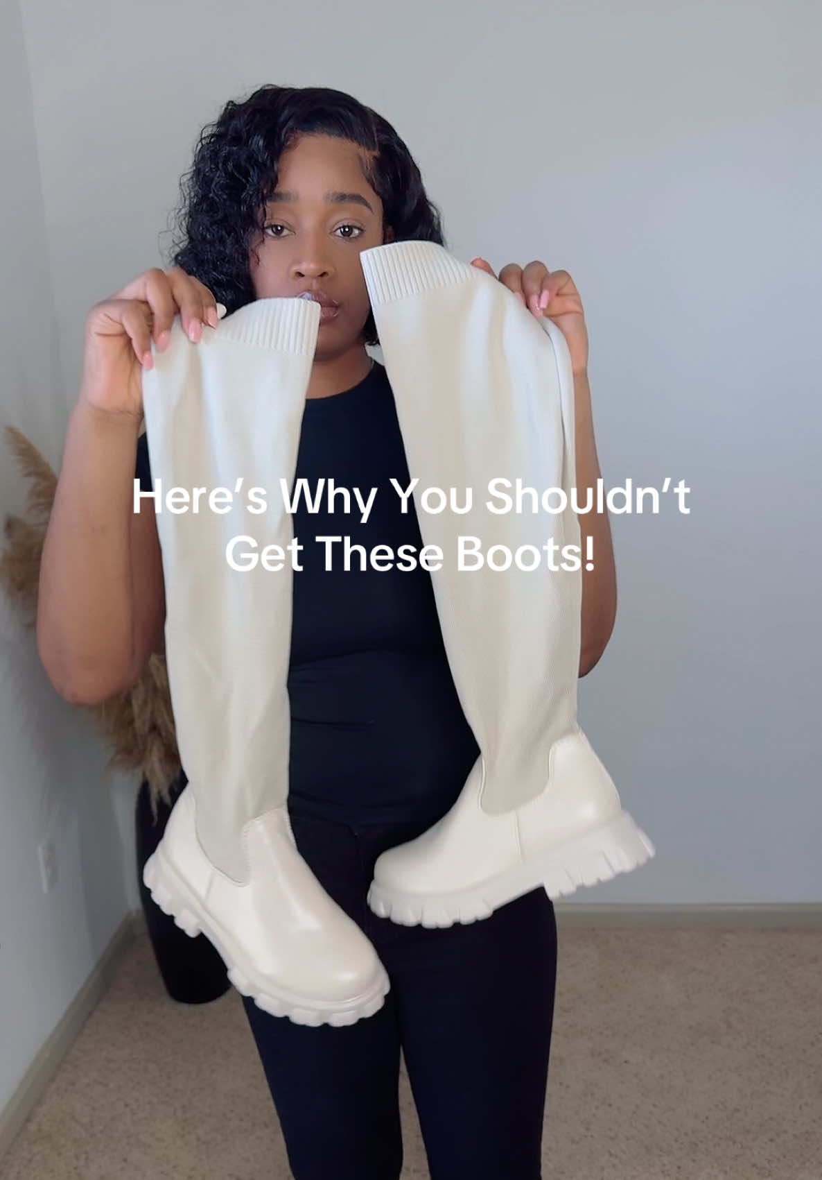 Here’s why you shouldn’t purchase these boots #tiktokshopreview #overthekneeboots 