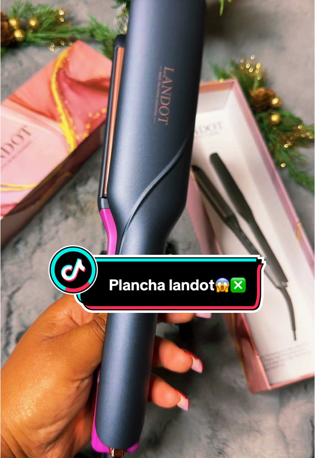 Plancha cerámica profesional landot#straighthair #curler #2in1 #hair #TikTokShop #blackfriday 