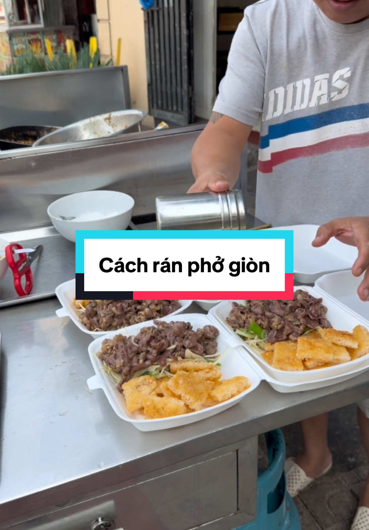 Cách rán phở giòn. #boxaoducthinh 