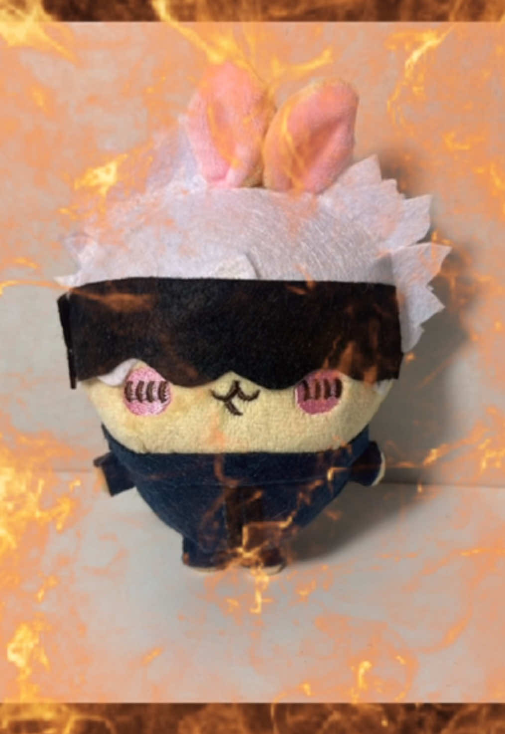 idea from @B (*´꒳`*) #gojo #usagi #chiikawa 