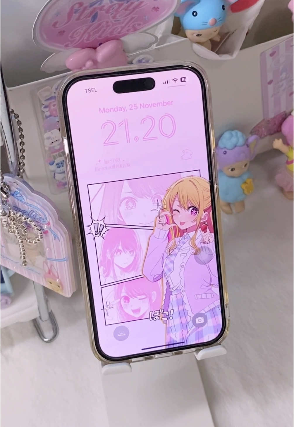 ᯓ★ oshi no ko live wallpaper ꩜ .ᐟ aren't they the cutest? 💗__💗  📎 app: Widgify @Widgify App  #oshinoko #anime #rubyhoshino #aihoshino #wallpaper #lockscreen #widget #ios18 #widgify 