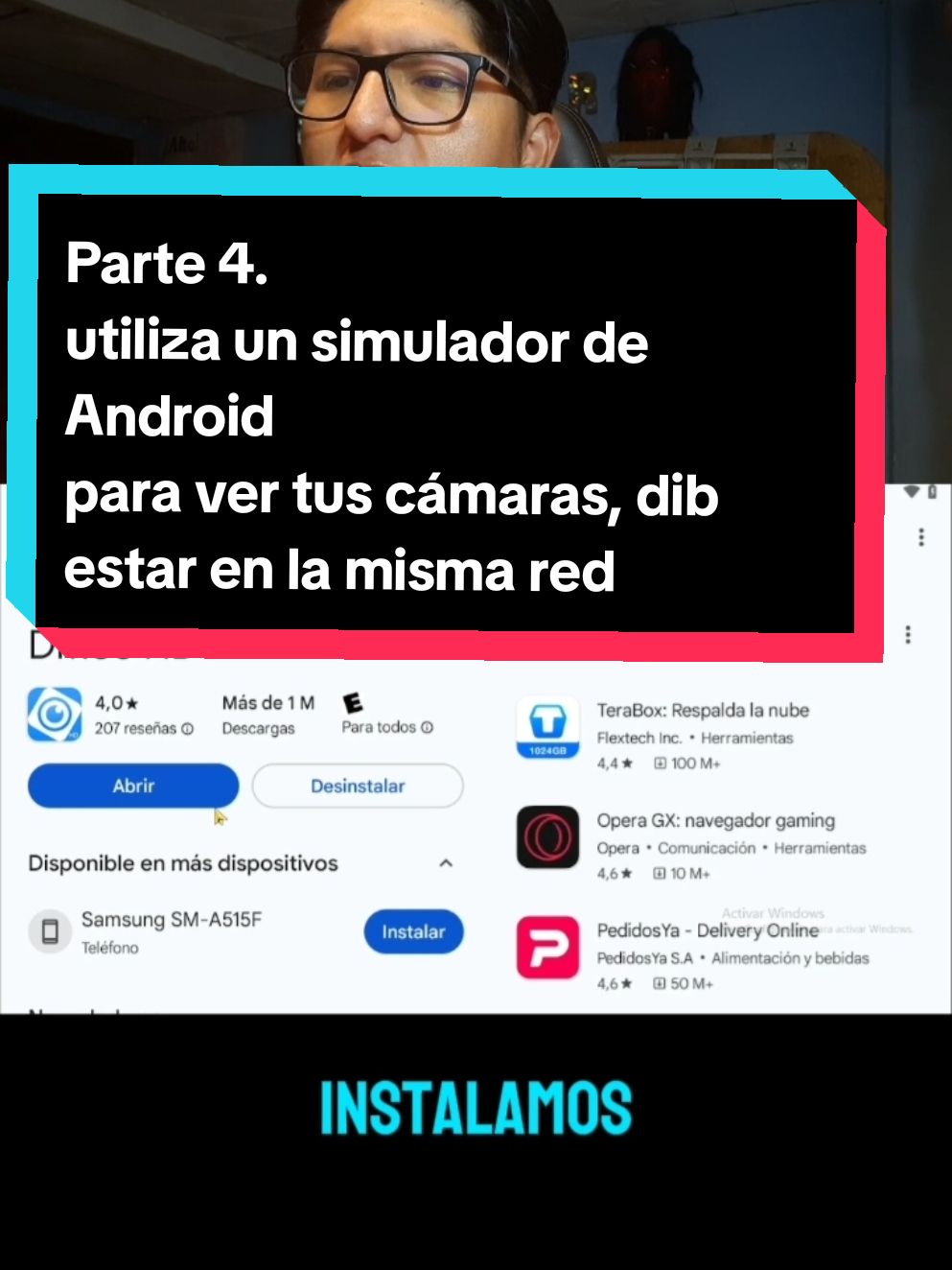 yo utilize el menú play  porque mi laptop es de bajos recursos  #potosi_bolivia🇧🇴 #LayjhoTech #camarasdeseguridad #dahua #dmss 