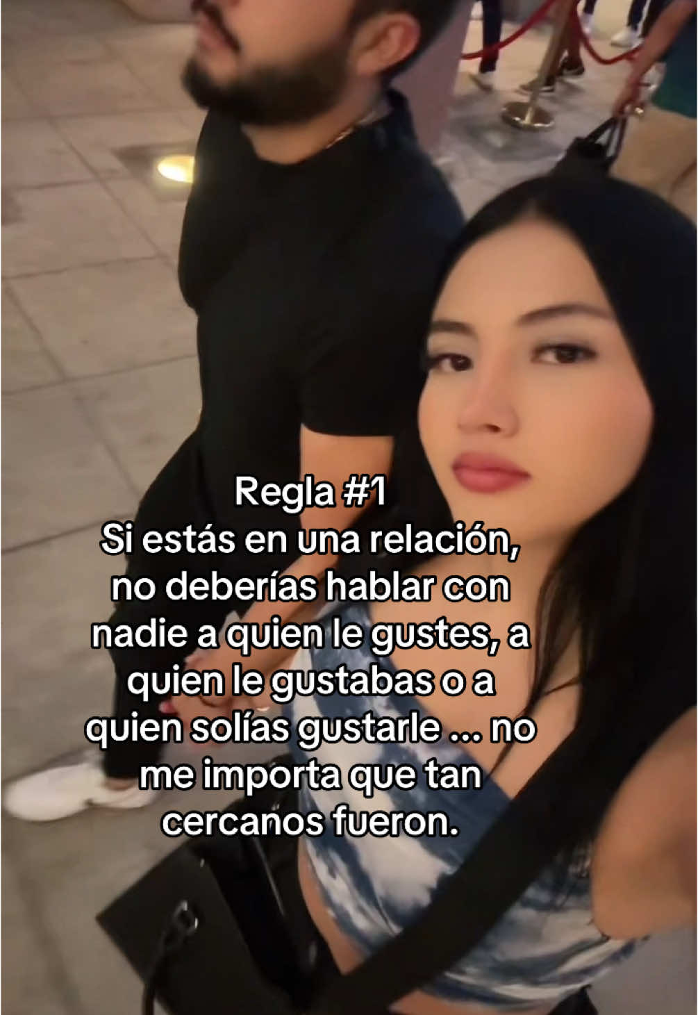 Si estás en una relación, no deberías hablar con nadie a quien le gustes, a quien le gustabas o a quien solías gustarle ... #datinglife#reflexionesdeamor#fy