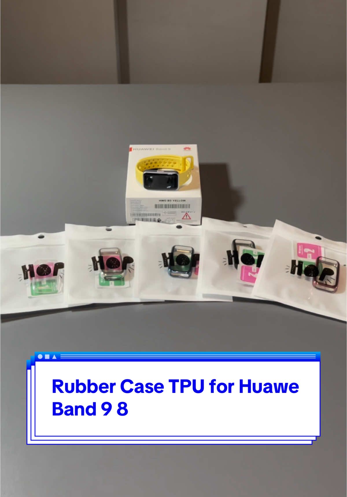 Rubber Case TPU for Huawei Band 9 8 ✨ #hopmarket #somethingyouhop #viral #foryoupage #viralvideo #fyp #fypシ #fypシ゚viral #livestreamer #livetiktok #rubbercase #huaweiband9 