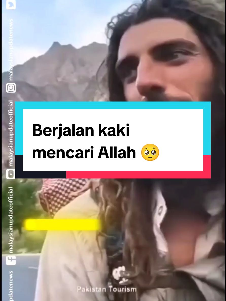 Berjalan kaki mencari Allah..🥺 #malaysianupdate #malaysianupdatenews #malaysianupdateofficial #viral #fyp #axel #spain #pakistan 