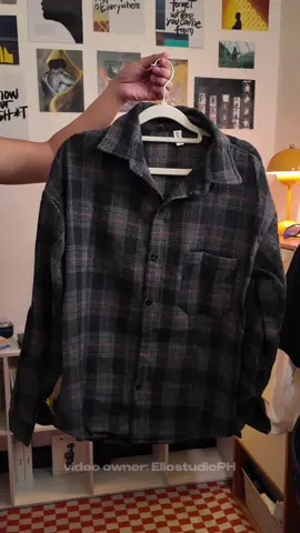 Plaid long-sleeved Shirt for Men