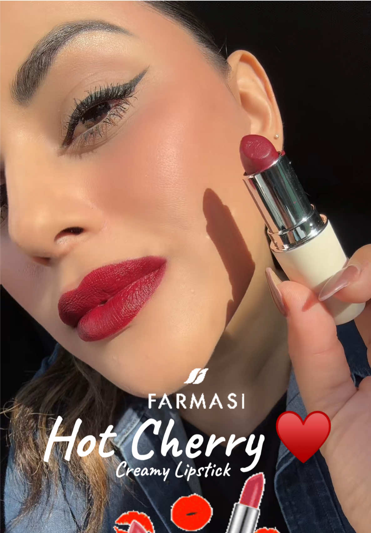 Hot Cherry 🍒✨#creamy #lipstick #creamylipstick #hotcherry #hotcherryfarmasi #farmasi #labialesfarmasi #lipstickfarmasi #makeup #farmasi #farmasimakeup #farmasimx #farmasimexico #redessociales #workout #momlife #mom #fyp #fyppppppppppppppppppppppp #parati #foryou #viral #viral_video 