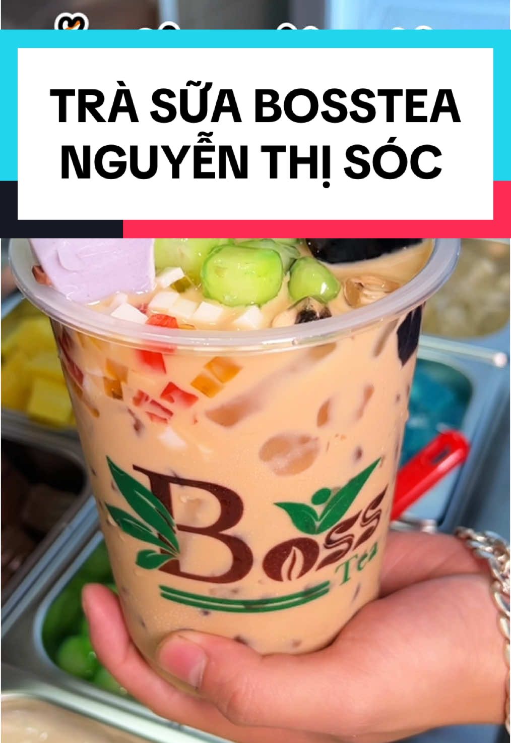 Trà sữa Boss tea mới khai trương nè, ly fulltopping mà giá kỳ ta #trasua #bosstea #Reviewanngon #anngonhocmon #hocmon #hocmonangi #amthuchocmon #quananhocmon #monanhocmon #amthuc #trasuafulltopping 