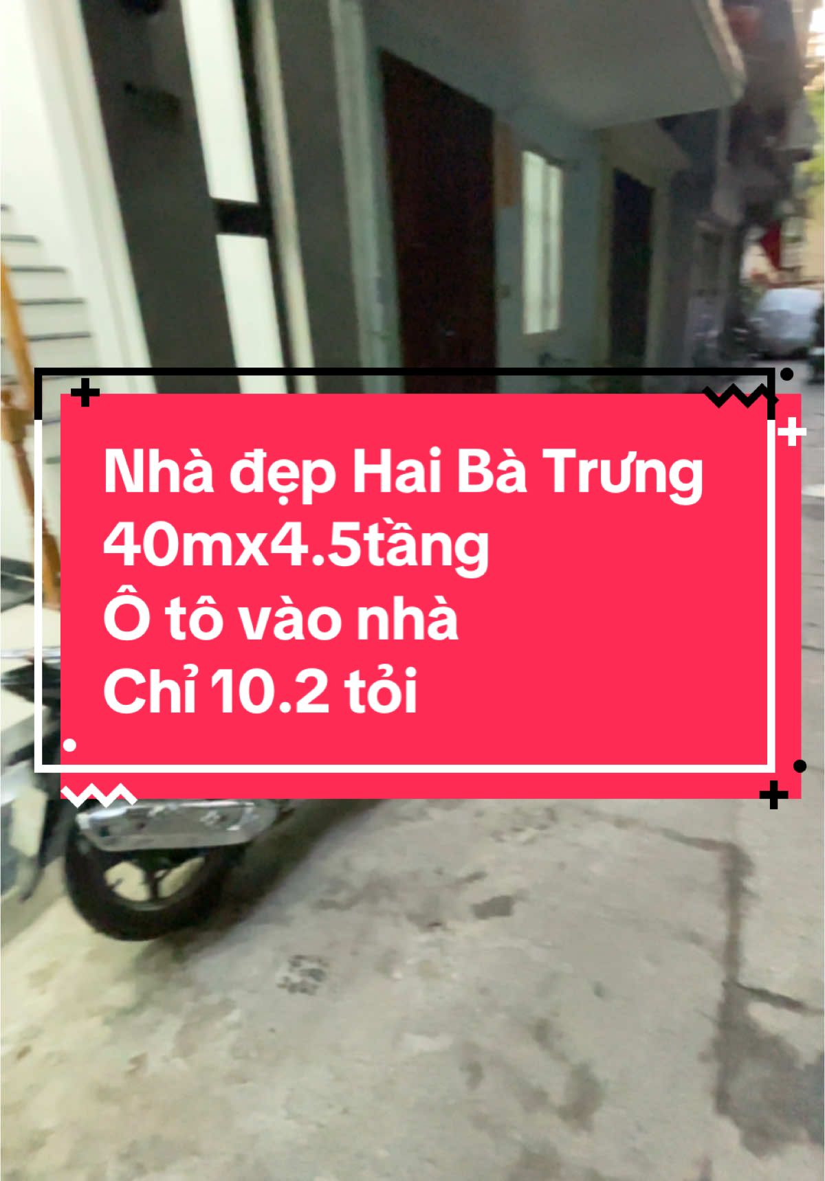 Nhà đẹp Hai Bà Trưng, 40mx4.5tầng chỉ 10.2 tỏi. Ô tô vào nhà. #nhadephanoi #nhahanoi #xuhuong #haibatrung 