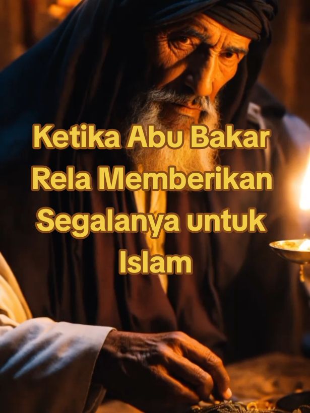 Kisah mengharukan tentang pengorbanan total Abu Bakar dalam mendukung perjuangan Nabi Muhammad SAW.#islam #trending #sejarah 