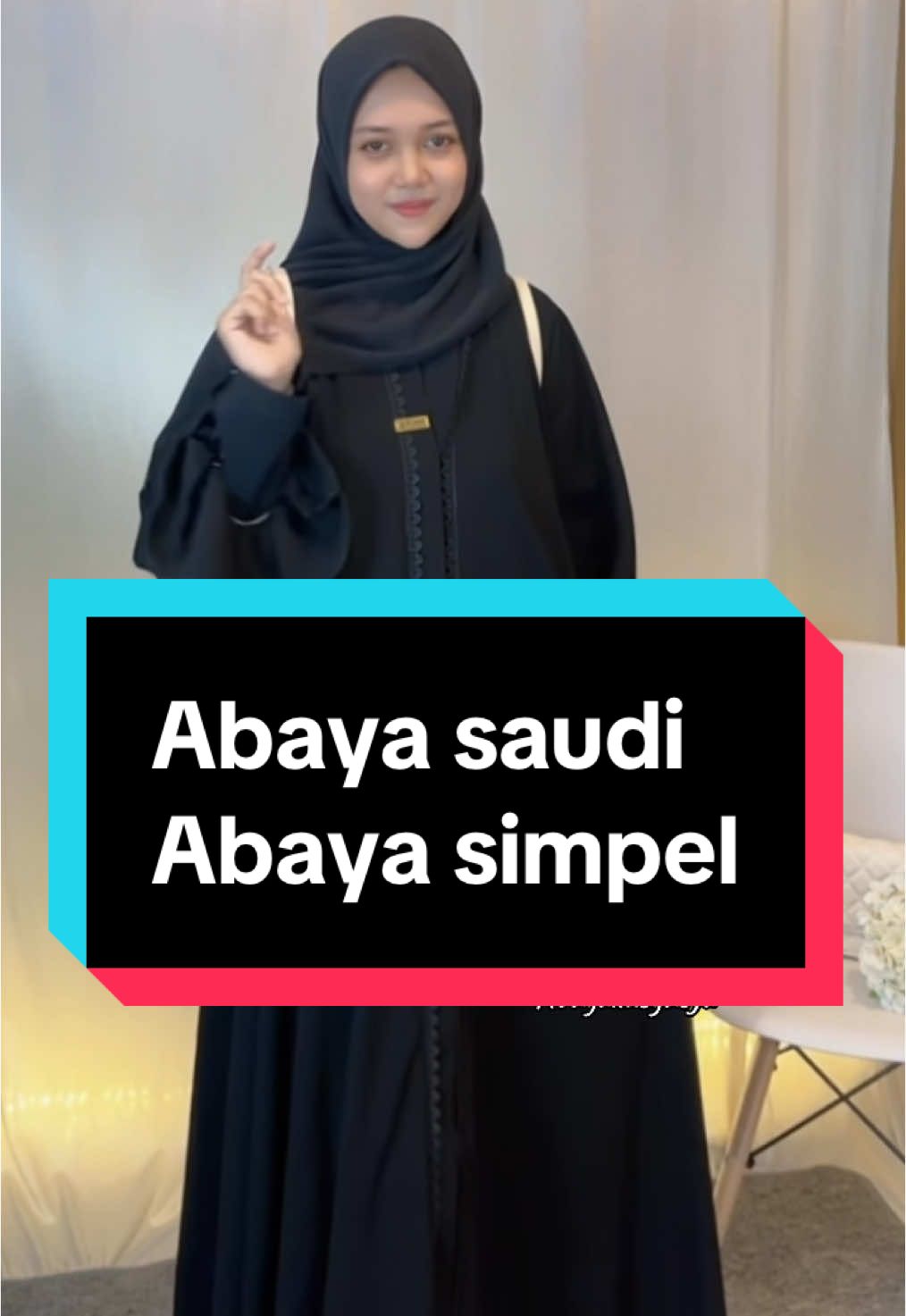 SyaHmi abaya #abayasaudiexclusive #abayahitam #abayakasyasya #abayafashion #Abaya #fypp 