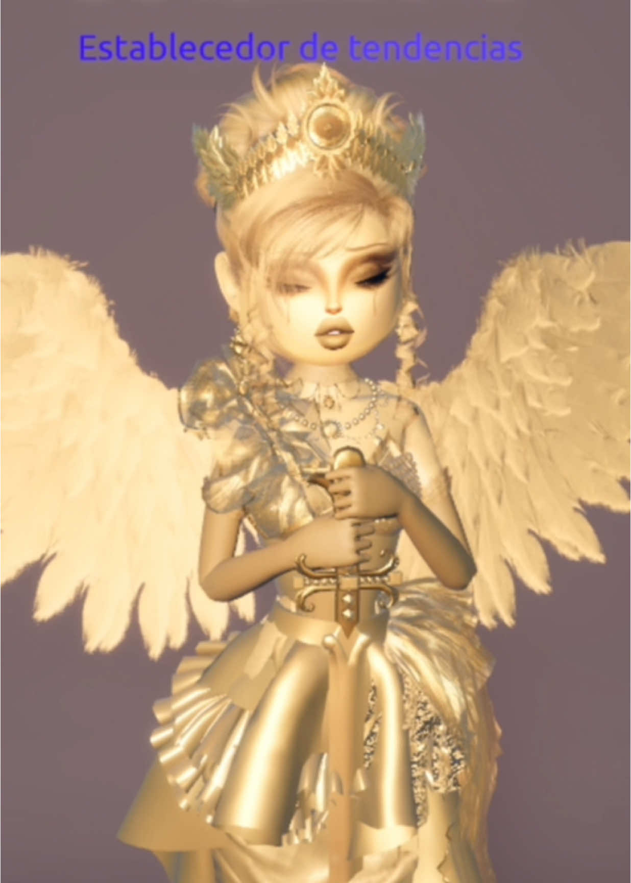 Un ángel en el tono perfecto de dorado en Dress To Impress  #dresstoimpress #dresstoimpressroblox #dti #robloxfyp 