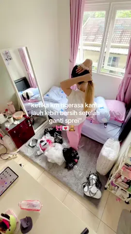 langsung beda vibes nya kalo ganti sprei🥹💗