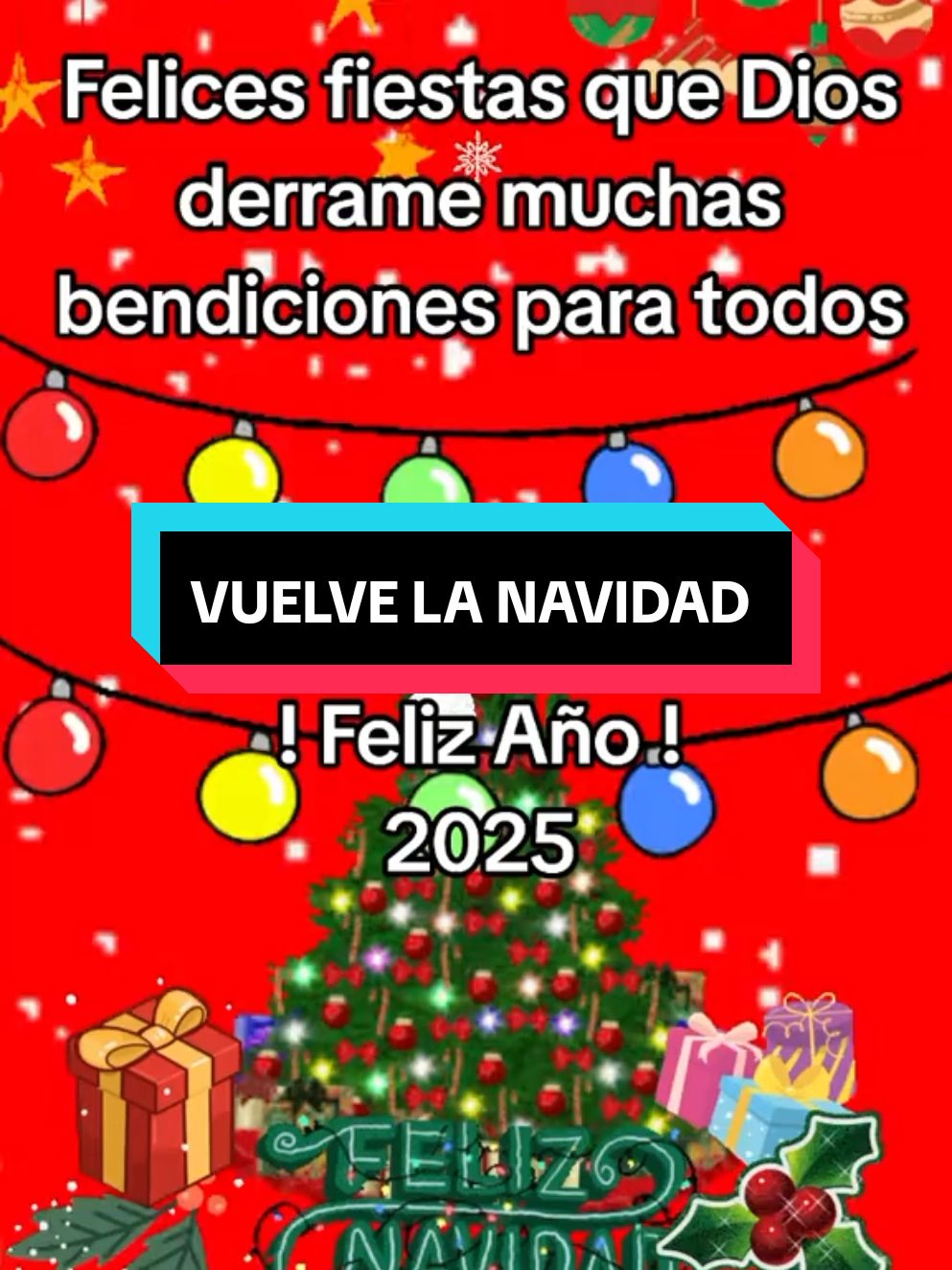 Felices fiestas , que Dios derrame muchas bendiciones para todos, Feliz Año 2025#paratiiiiiiiiiiiiiiiiiiiiiiiiiiiiiii #vir #navidad