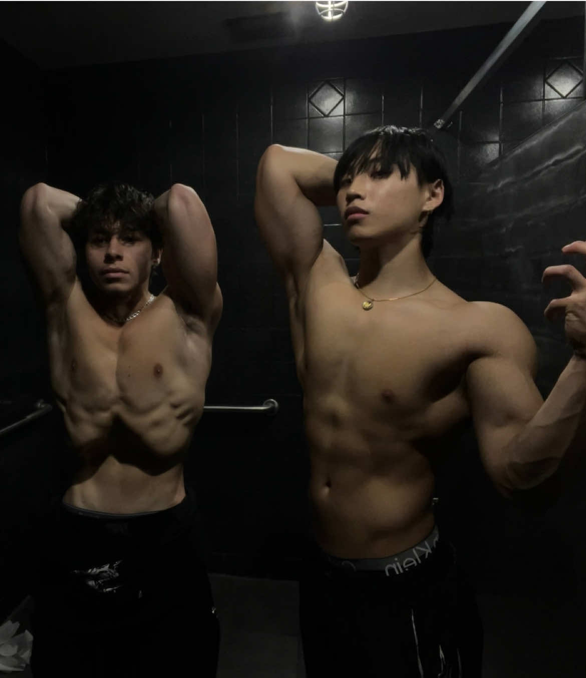 2 dudes, one gym bathroom stall 🤣 @Breathedivinity code sean 