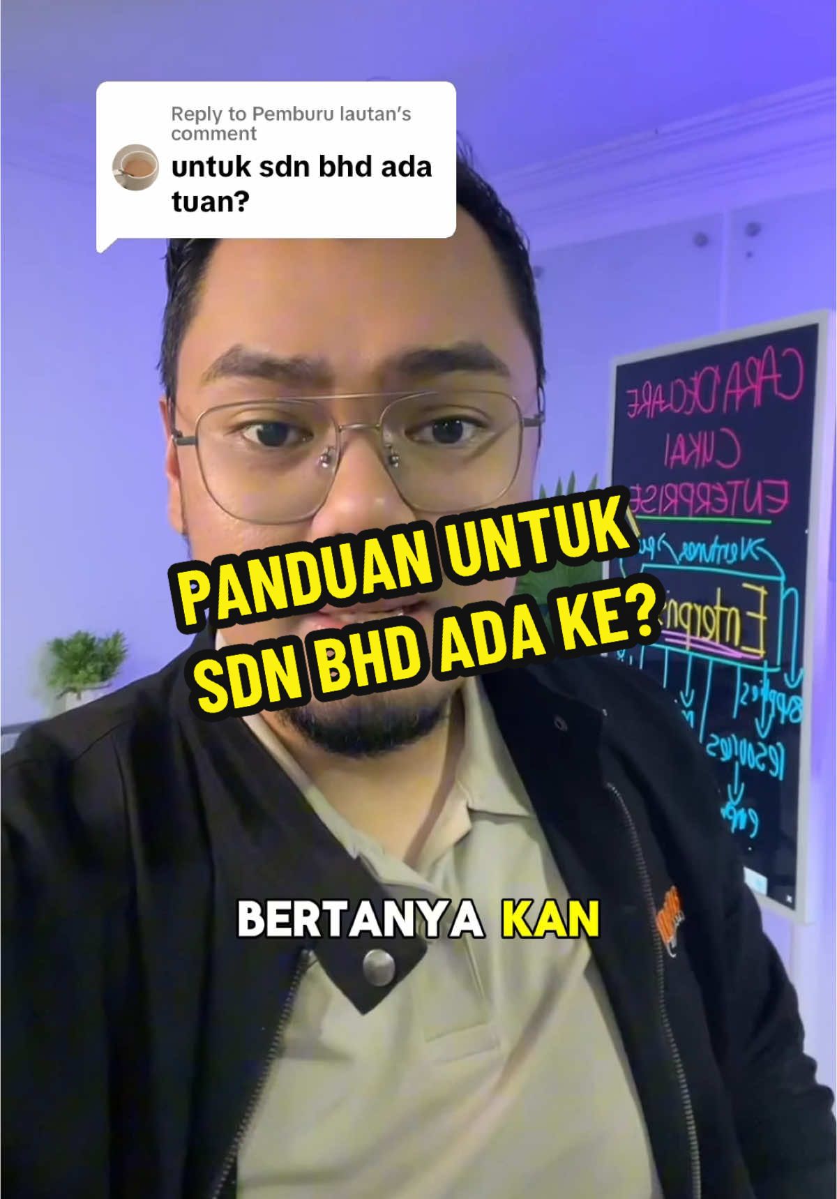 Replying to @Pemburu lautan Sdn Bhd ada orang lain korang boleh refer tengok dalam video ni #LHDN #SSM #BukuBisnes #BizEnterprise #PanduanEnterprise 