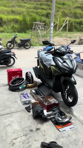 baru turun dealer a mohon arahannya🤣 #vario #vario125 #gen2 #variohitam 