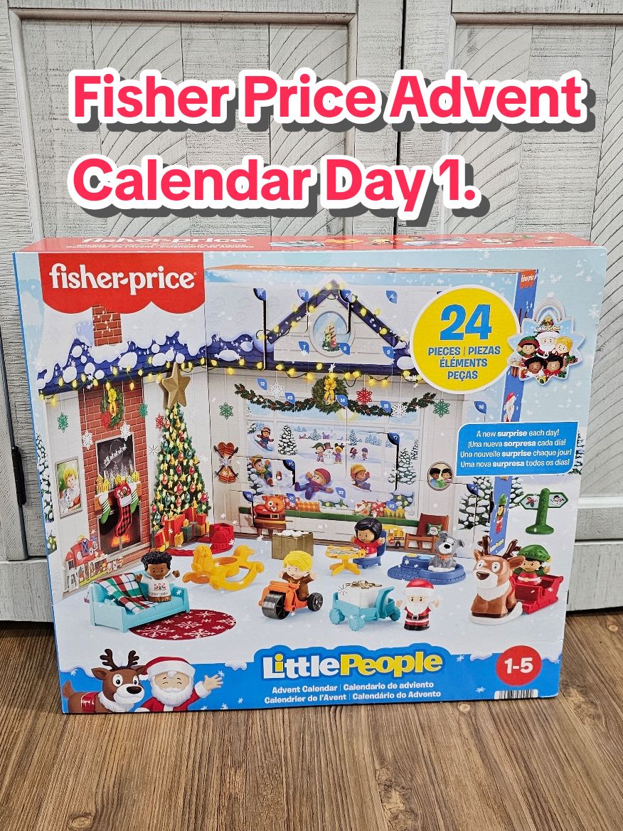 @Fisher-Price  Little People advent calendar Day 1.  #adventcalendar  #fisherprice  #littlepeople  #countdowntochristmas 