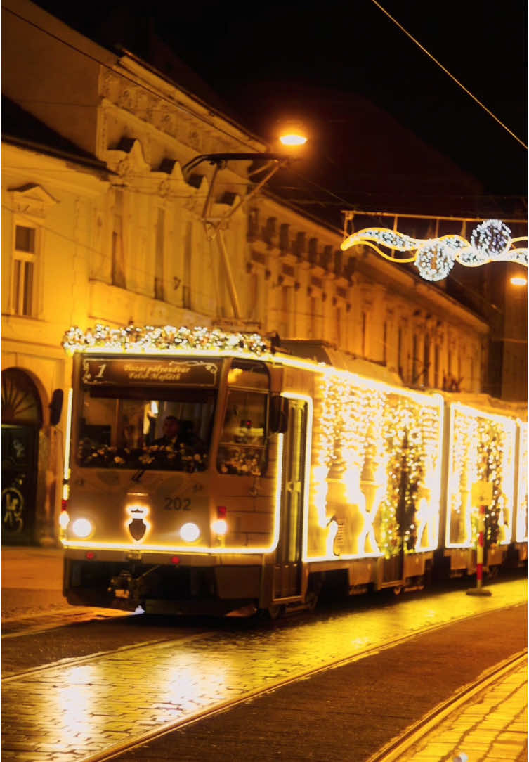 🎄🚋 #christmas #foryou #christmastiktok #christmasdecor  #miskolc #villamos #winter 