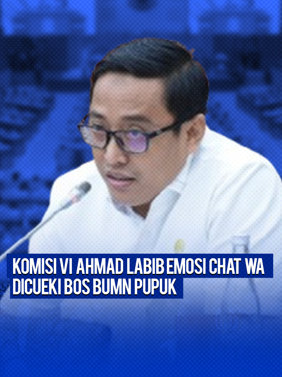 Anggota Komisi VI DPR RI Ahmad Labib menyampaikan kekecewaannya pada direksi PT Petrokimia Gresik karena sulitnya berkoordinasi. Dia mengaku pesan melalui Whatsapp tidak direspons oleh bos BUMN tersebut. Menurutnya, seorang anggota DPR wajib dihormati sebagai salah satu lembaga dalam tata kenegaraan. Dia pun mengancam akan meneruskan hal ini ke MPR jika kejadian yang sama terulang #suarapemerintah #berita #news #dprri #anggotadpr #komisiVI #indonesia #2024