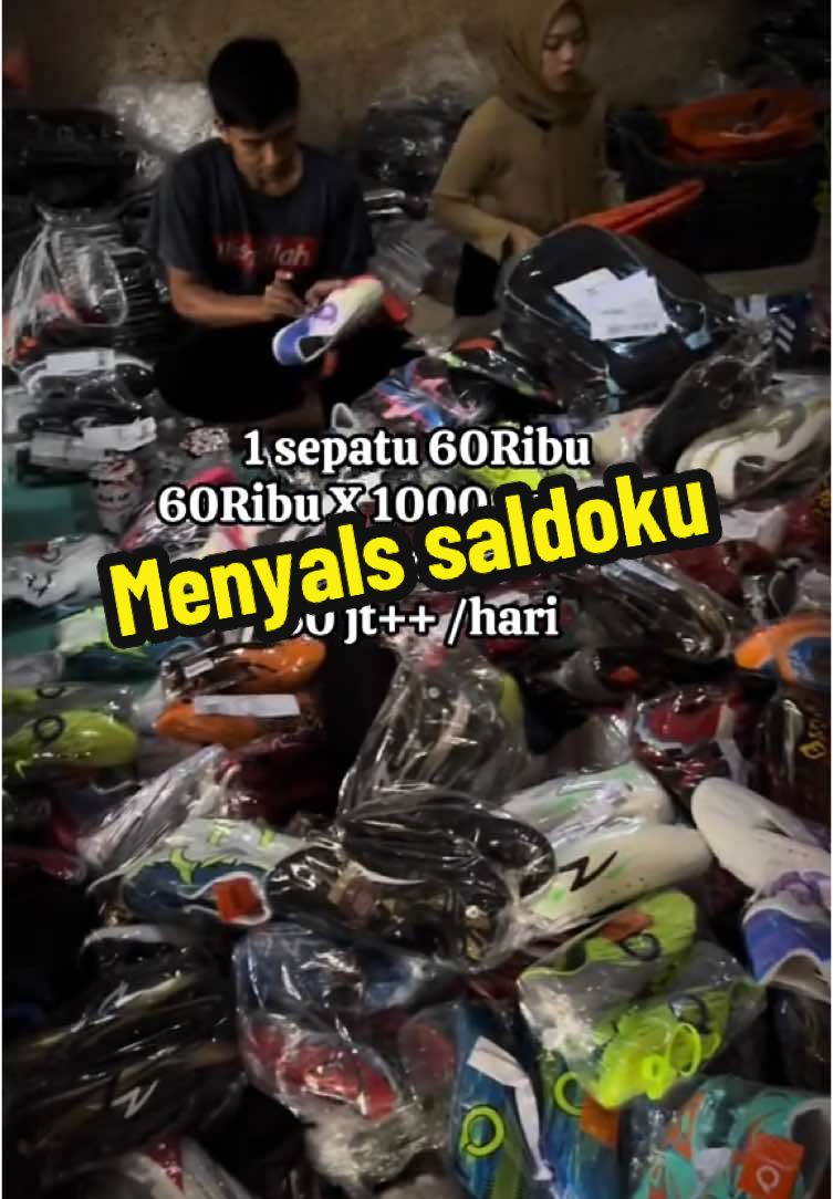 Terima kasih yang udah checkout🥹 #sepatubola #GMA #zenifa