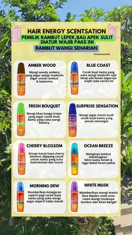 Hair energy scentsation rambut anti lepek,bau apek dan sulit diatur hempas bikin rambutmu wangi seharian yuk buruan cekout sekarang#fyp #tranding#hairenergymakarizo #makarizohairenergy 