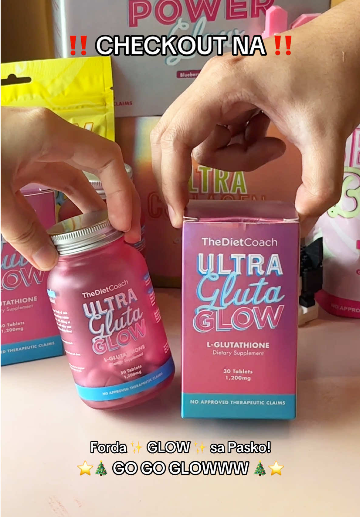 Suspect! Ultras’ favorite for that glow within 💖 #TheDietCoach #UltraGlutaGlow #glutathione #glutathionetablets #fyp 