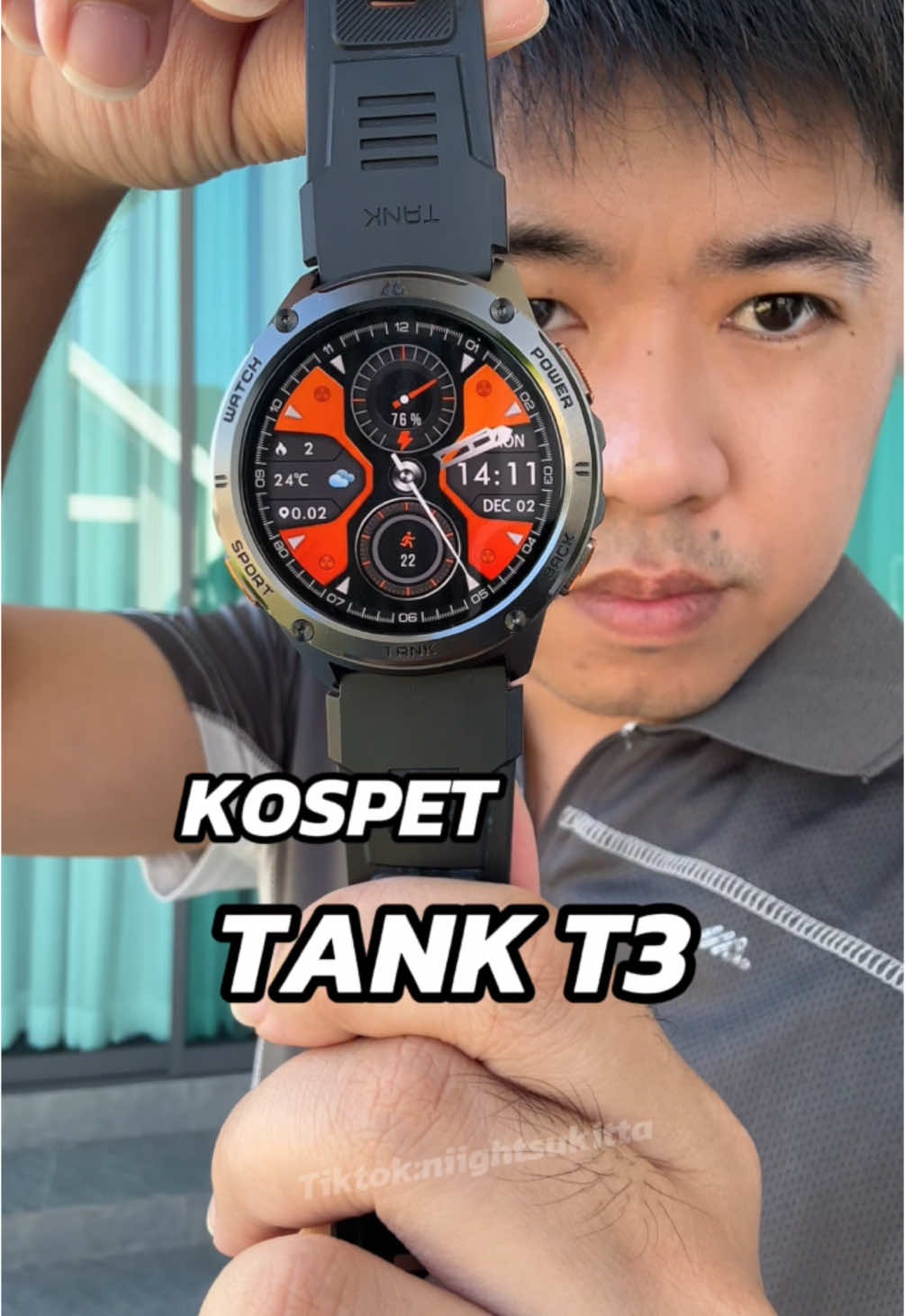 นาฬิกาเกรดทางการทหาร สุดแกร่ง มาตรฐานอเมริกา Kospet Tank T3 ถึก ทน แบตทนมาๆ #ไนท์รีวิว #kospettankt3 #นาฬิกาkospet #militarygrade #smartwatchmilitarygrade #นาฬิกาทหาร #นาฬิกาทนๆ #นาฬิกาแบตอึด #สมาร์ทวอชออกกำลังกาย #นาฬิกาสมาร์ทวอช #smartwatch #นาฬิกากันกระแทก #นาฬิกาดำน้ำ #นาฬิกาทางการทหาร #นาฬิกาเกรดทหาร 