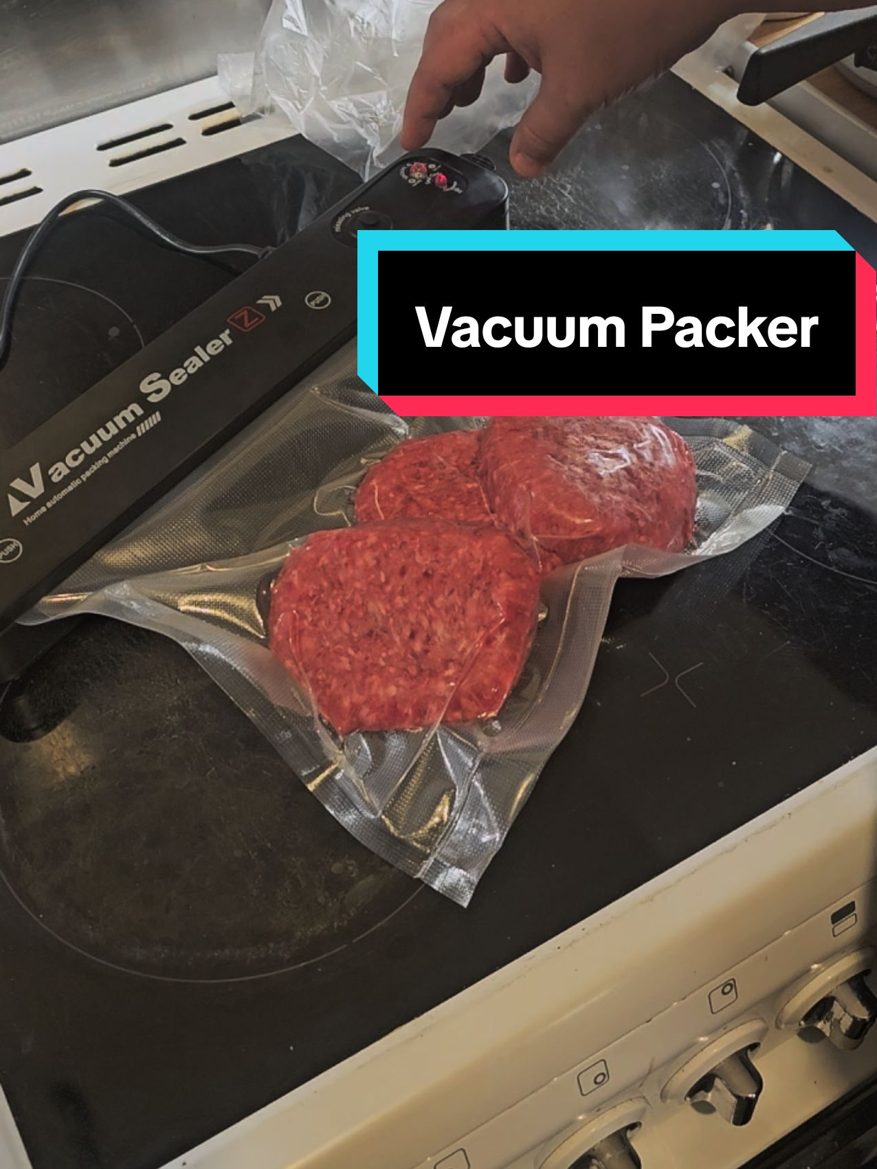 Automatic Operation: Saves time and effort with easy-to-use automatic sealing. Freshness Preserved The automatic vacuum sealer ensures your food stays fresh by providing an airtight seal that locks in freshness, keeping your food containers neatly organized and easily accessible. User-Friendly Operation With its simple vacuum sealing mechanism, the automatic vacuum sealer is designed for effortless operation, making it accessible for users of all ages to use with ease. Versatile Seals various types of bags for food storage and preservation. Compact Design Fits easily in the kitchen without taking up much space #TikTokMadeMeBuyIt #BlackFridayDeals #christmas #xmas #christmasgift #xmasgift #gift #food #foodprep #vacuum #vacuumseal #stayfresh #fyp 