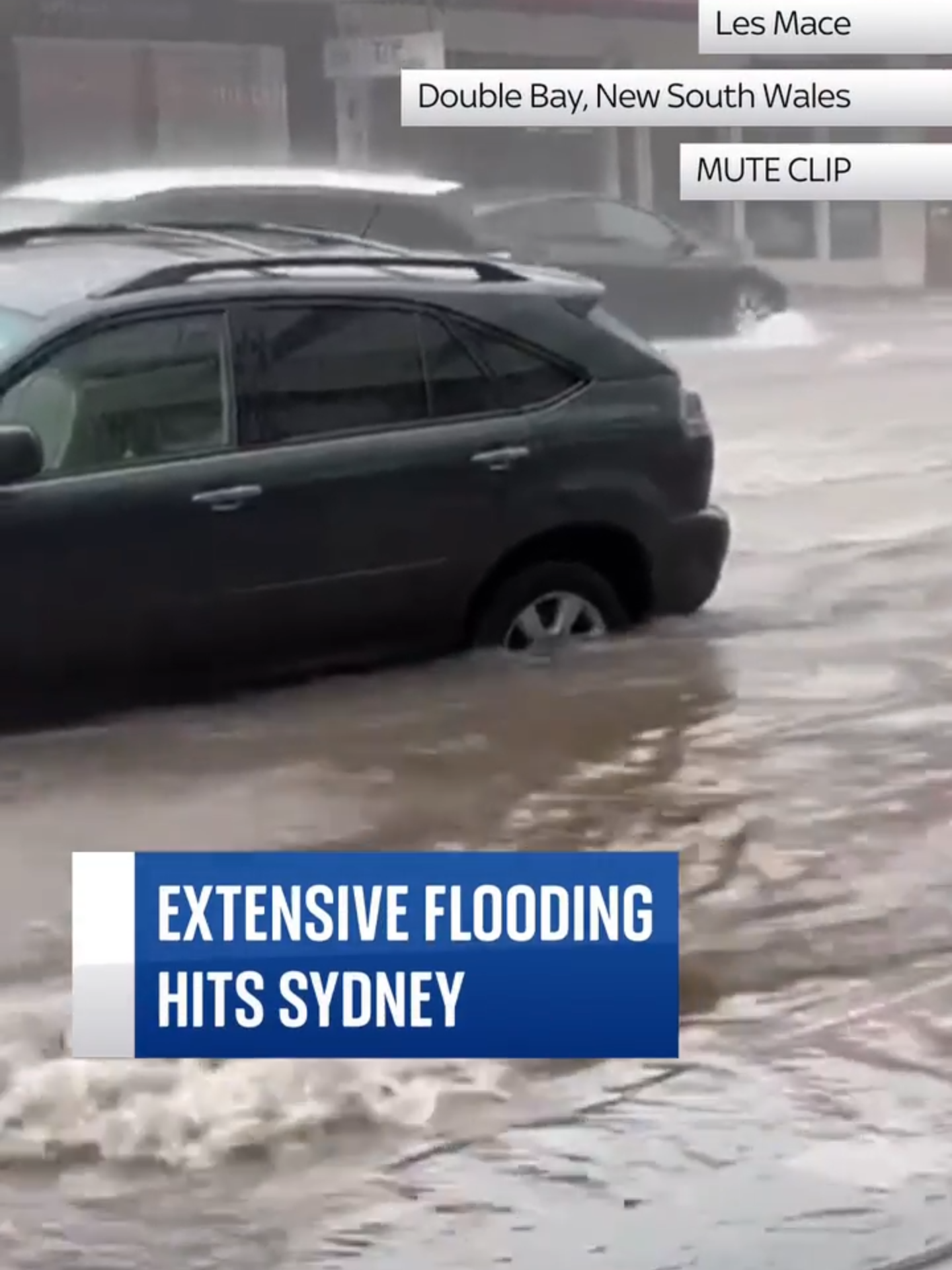 Early on Sunday, Australia's Bureau of Meteorology issued warnings for large hail, damaging winds and heavy rainfall. According to local reports, emergency services responded to 330 incidents across the state #Australia #Sydney #Flooding