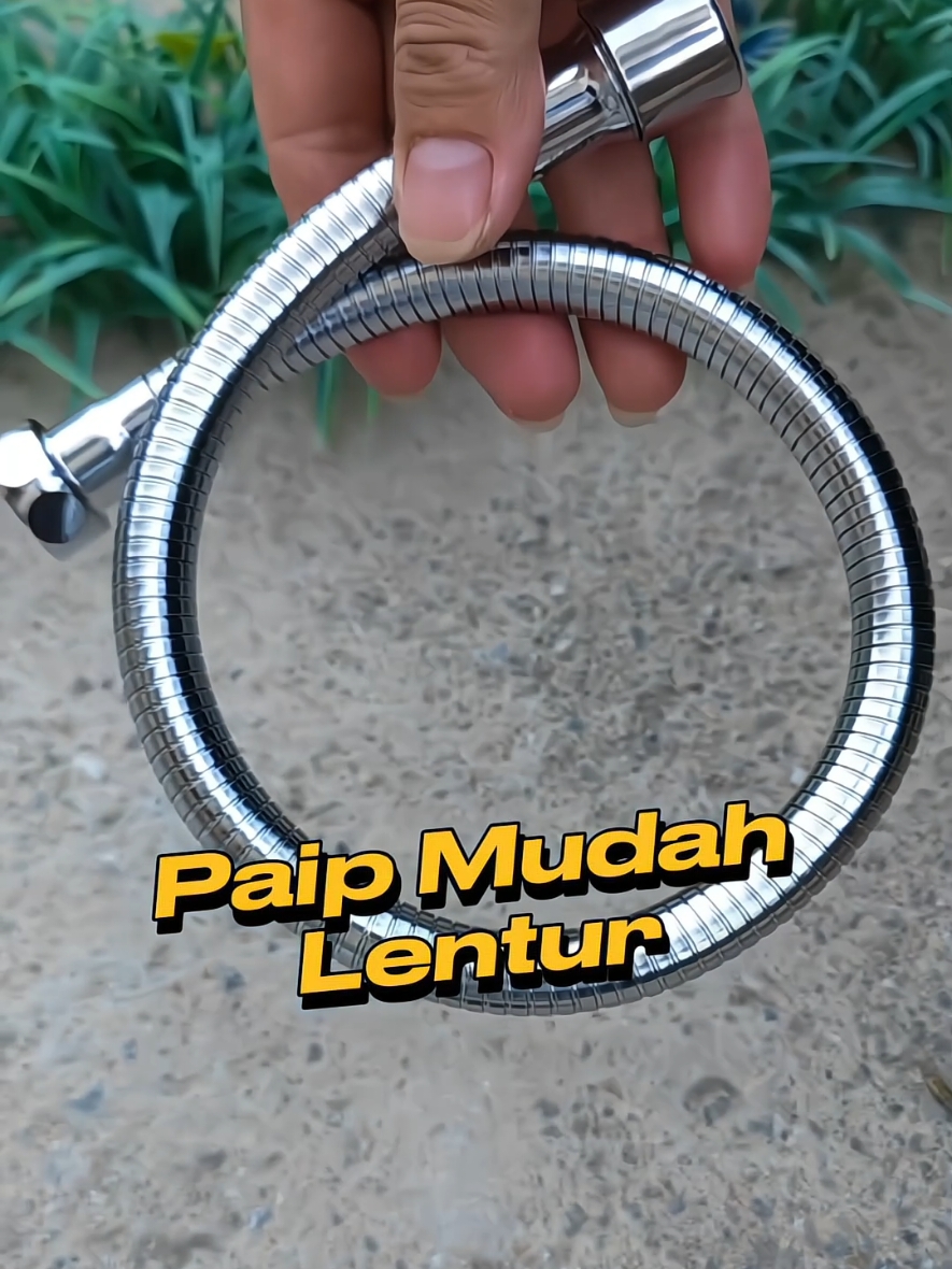 paip mudah lentur 360° stainless steel #kepalapaip #paipmudahlentur #paipair #tools #plumber 