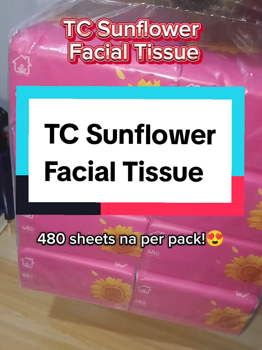 Facial Tissue na mura na, ganda pa ng quality. TC Sunflower Facial Tissue. 8 packs, 4 plies na din. #facialtissue #tissue #tissues #treecare #fyp 