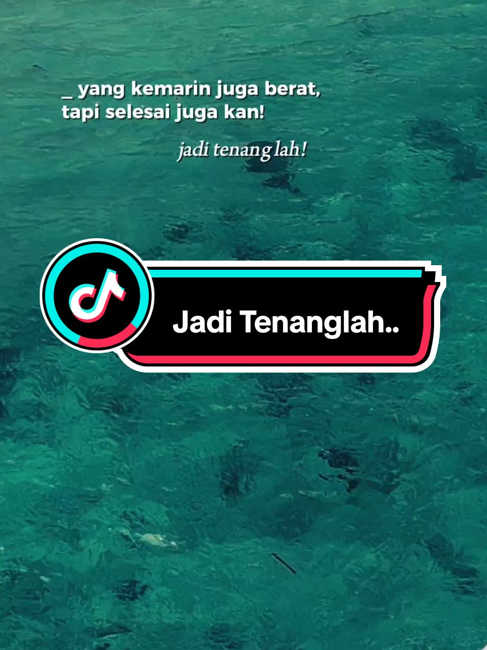 jadi tenanglah... #storytime #dailyquotes #aestheticvibes #mystory #bersyukur #aesthetic #statusestetik #quotesaesthetic #katakatamotivasi #pantaivibes #godbless 