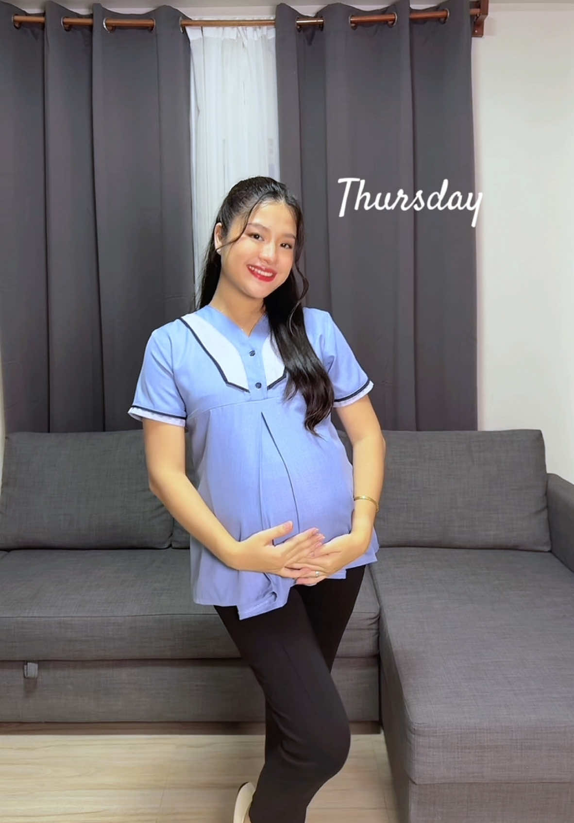 Maternity DepEd Uniform!💚🤎🩶💙 #TeacherCarla #maternityuniform #pregnant #fyp #highlight #followers 